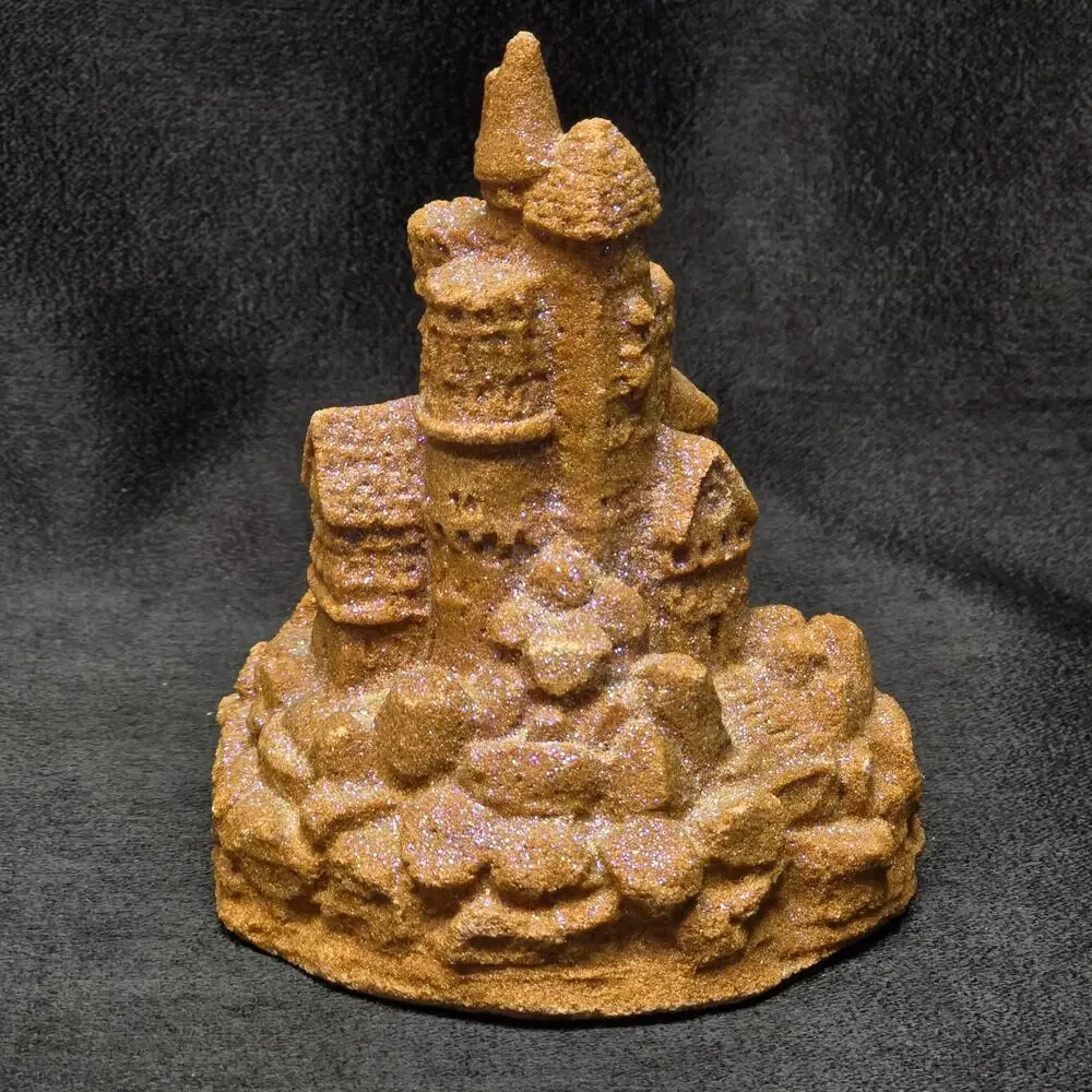 Mr. Sandman Sandcastle Figurine Real Sand Art Sculpture